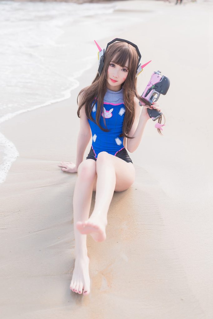 風(fēng)之領(lǐng)域精品寫(xiě)真@No.074 賽場(chǎng)的足球?qū)氊?Cos守望先鋒DVA [49P/222MB]插圖2