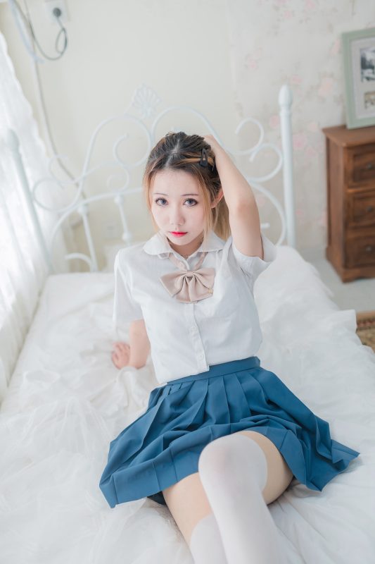 風(fēng)之領(lǐng)域精品寫真@No.076 少女的白絲私房 [47P/197MB]-無料攝影圈