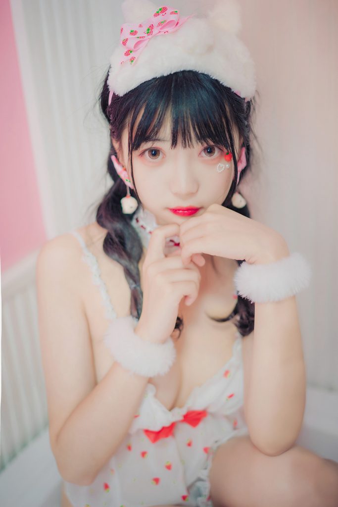 風之領(lǐng)域精品寫真@No.183 獸耳草梅裙睡衣 [43P/552MB]插圖3