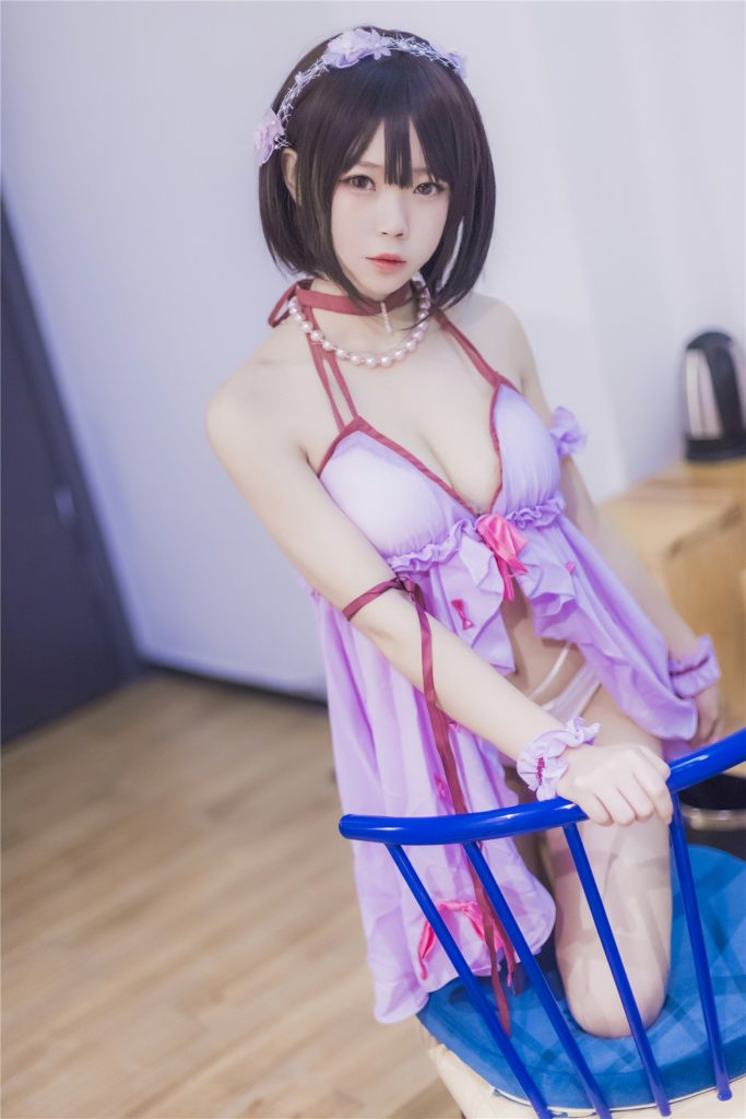 風(fēng)之領(lǐng)域精品寫真@No.201 紫色薄沙睡裙 [39P/516MB]插圖1