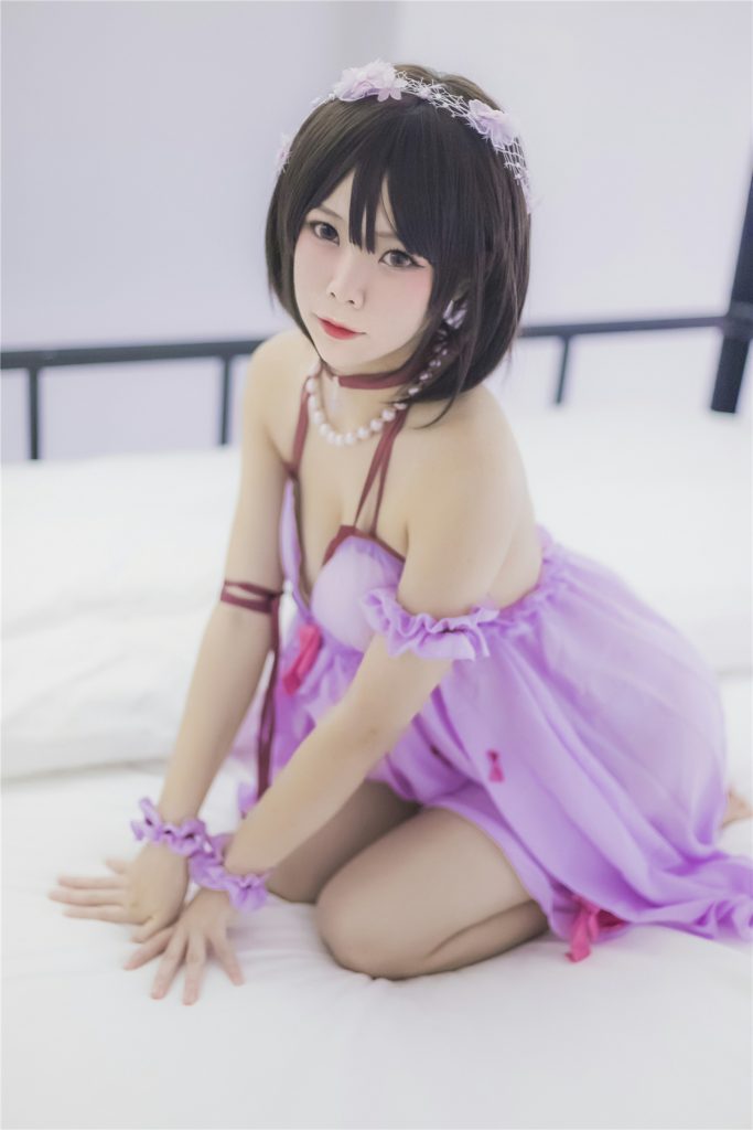 風(fēng)之領(lǐng)域精品寫真@No.201 紫色薄沙睡裙 [39P/516MB]插圖3