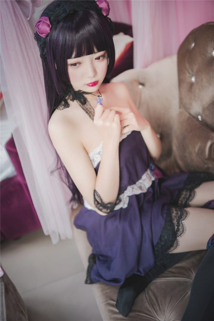 風(fēng)之領(lǐng)域精品寫真@No.203 蕾絲紫衣黑絲少女 [44P/814MB]插圖2