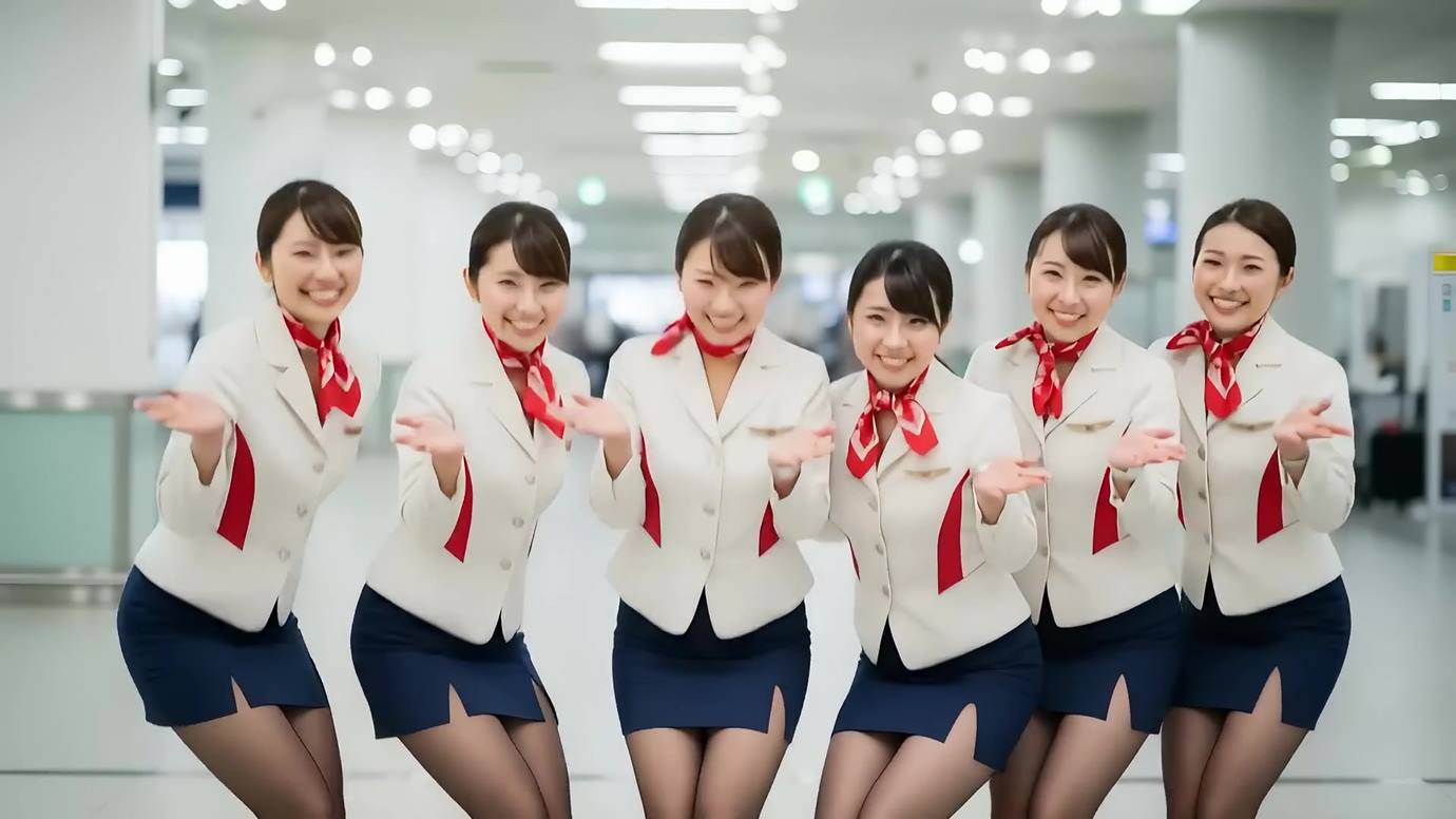 AI Video 052 Flight Attendant, Intern, Teacher _ Nurse_ April Photoshoot Collection[1V/270MB]插圖