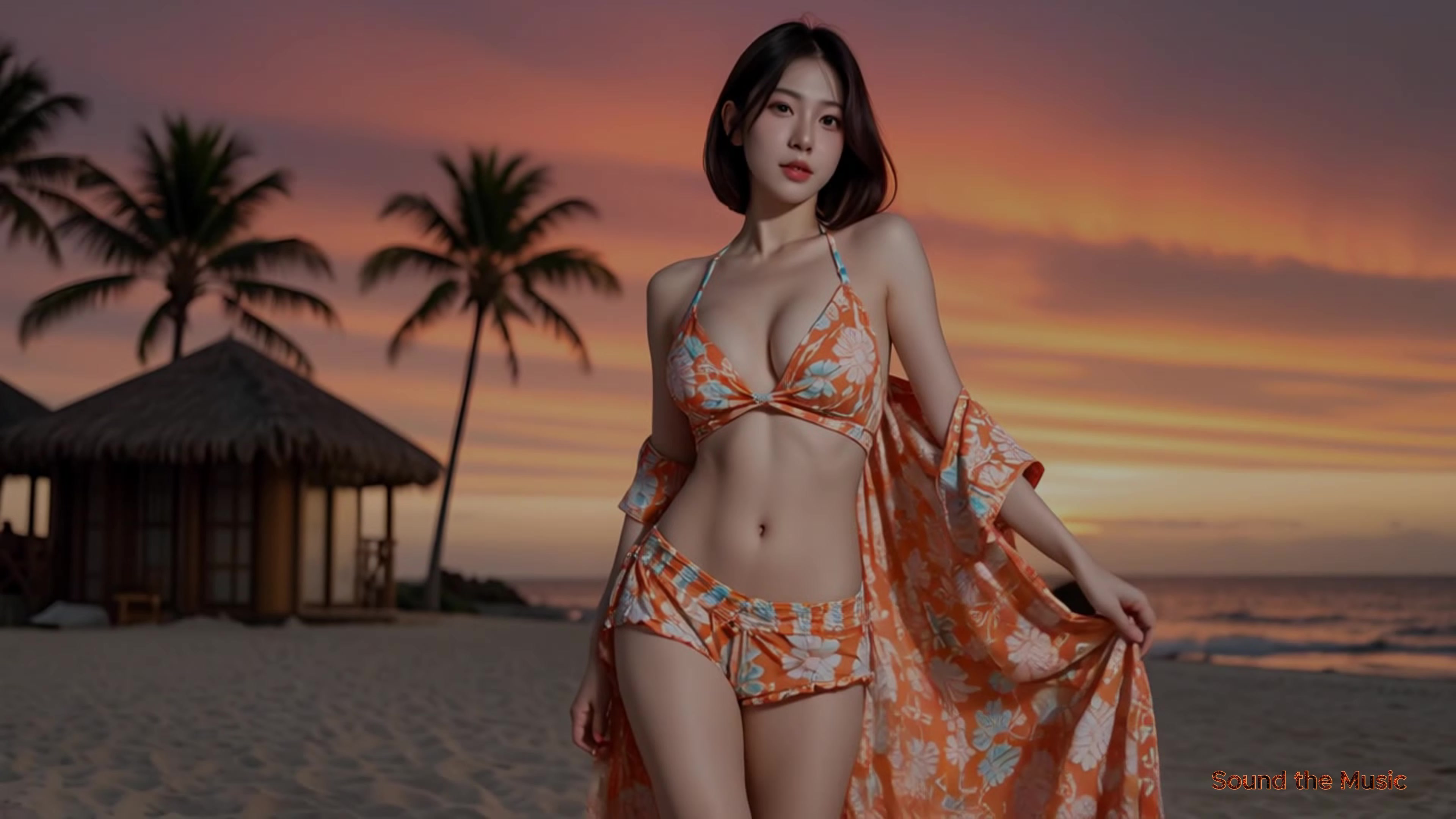 AI Video 061 When the Sun Sets, I Still Think of You Official Music Video[4K/1V/235MB]插圖2