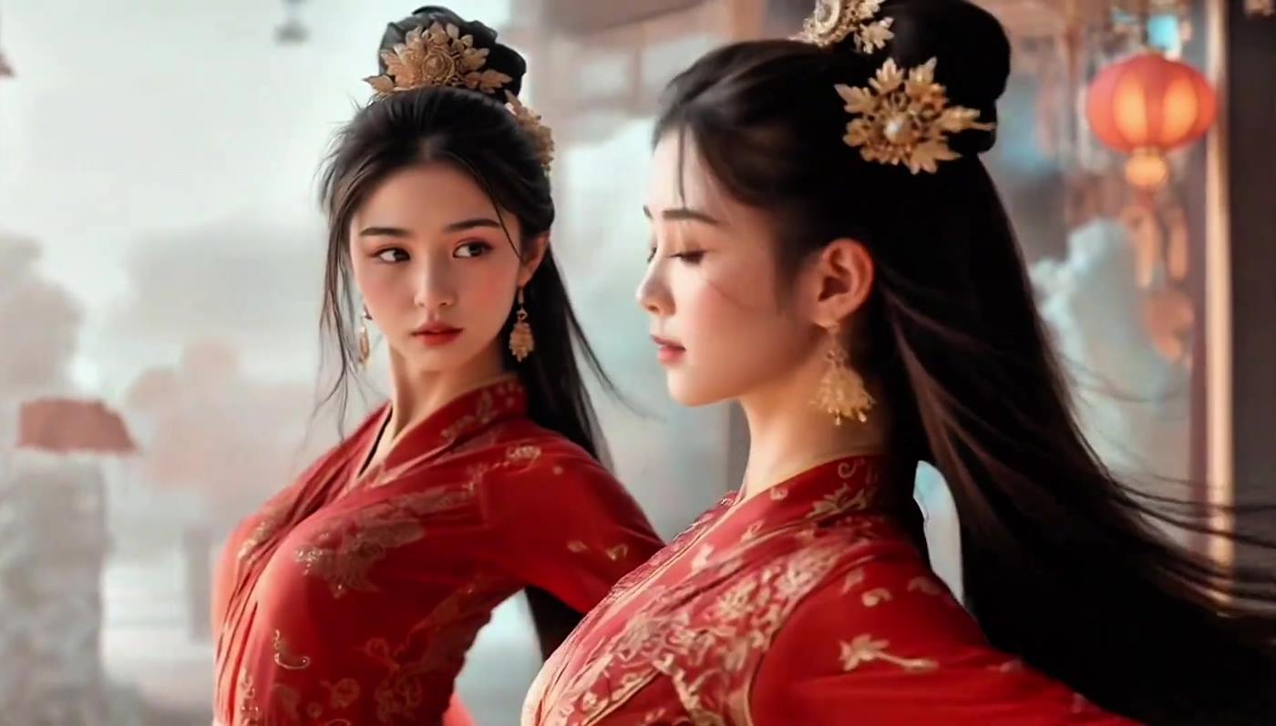 AI Video 023 Beautiful Relaxing Traditional Music _ Dancing _Stress Relief _Relaxation[1V/362MB]插圖1