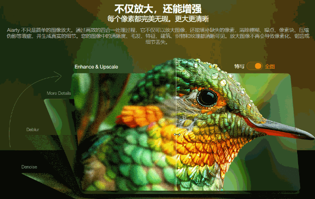 永久免費(fèi)！老照片Ai修復(fù)神器，圖片無損放大變清晰工具，全功能版本Aiarty Image Enhancer，Win/Mac雙端支持！/A163 智能AI圖像Aiarty Image Enhancer v3.3插圖3