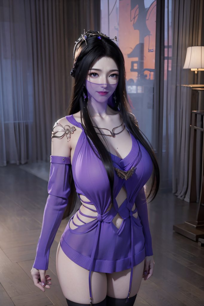 AI繪畫 239 紫靈 [40P/206MB]插圖