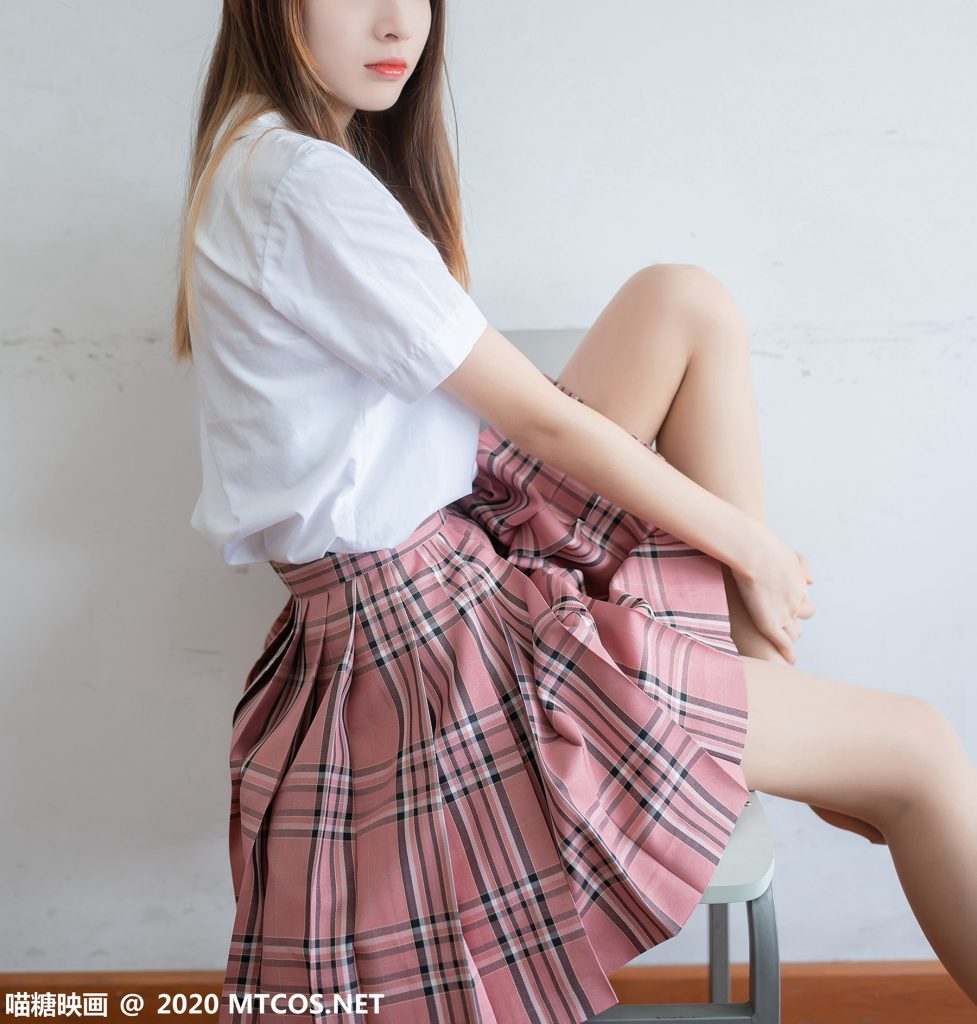 喵糖映畫 JKL.009 粉格JK制服 [49P/309MB]插圖