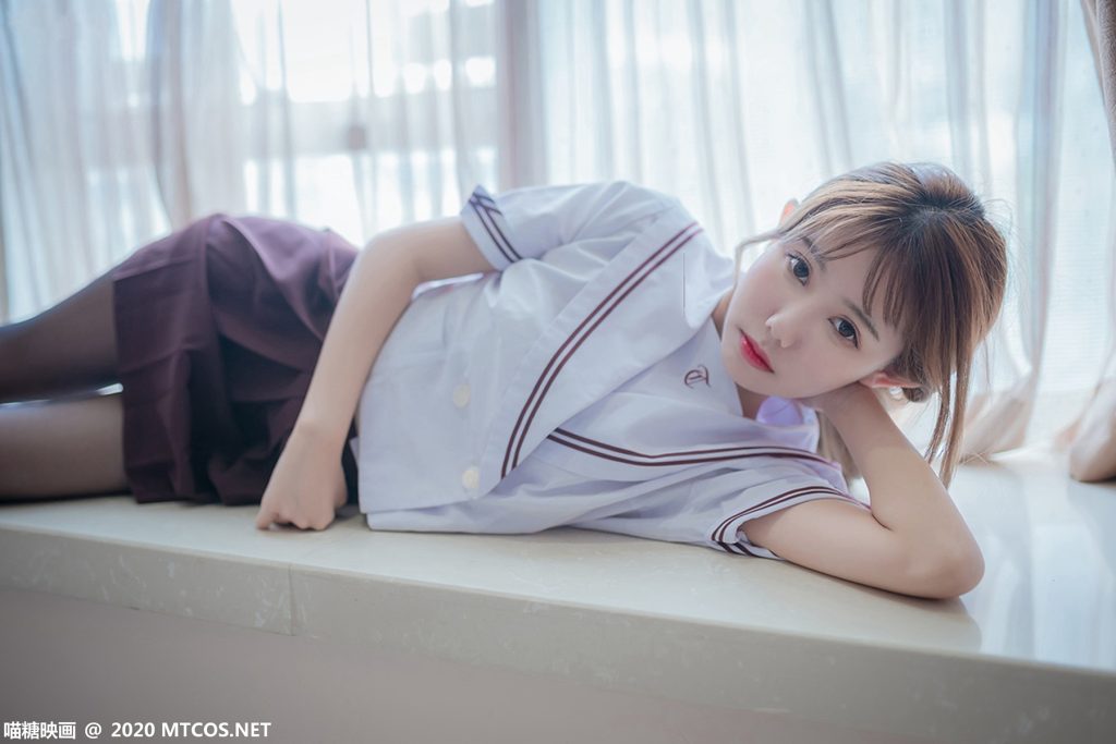 喵糖映畫(huà) JKL.015 灰裙JK制服 [45P/241MB]插圖3