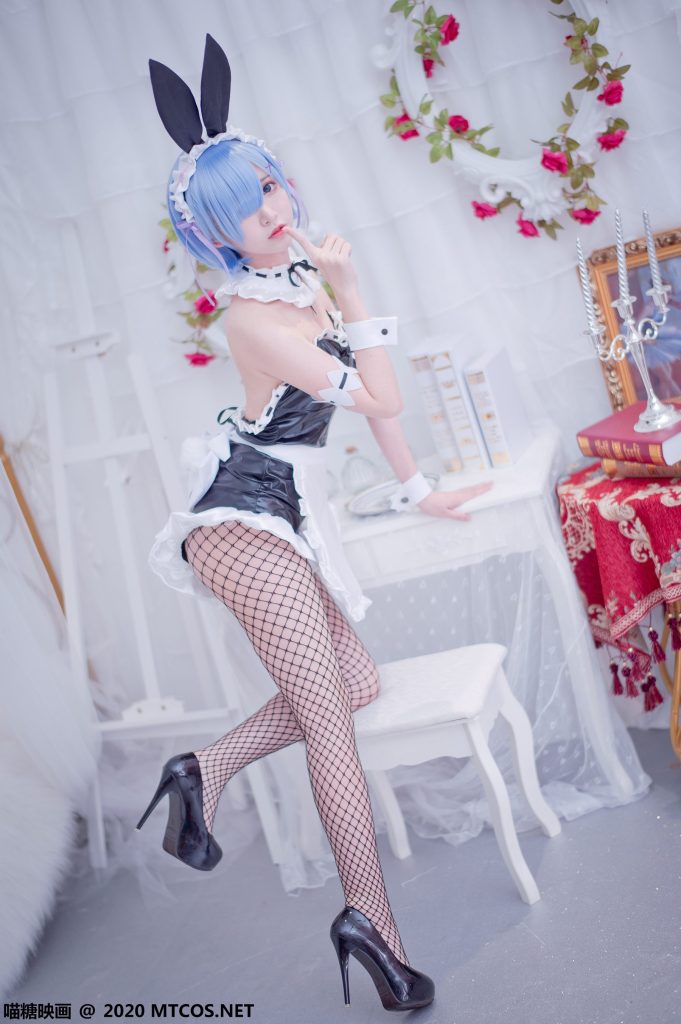 [喵糖映畫]TML.014 蕾姆粉紅兔女郎[23P/353M]插圖2