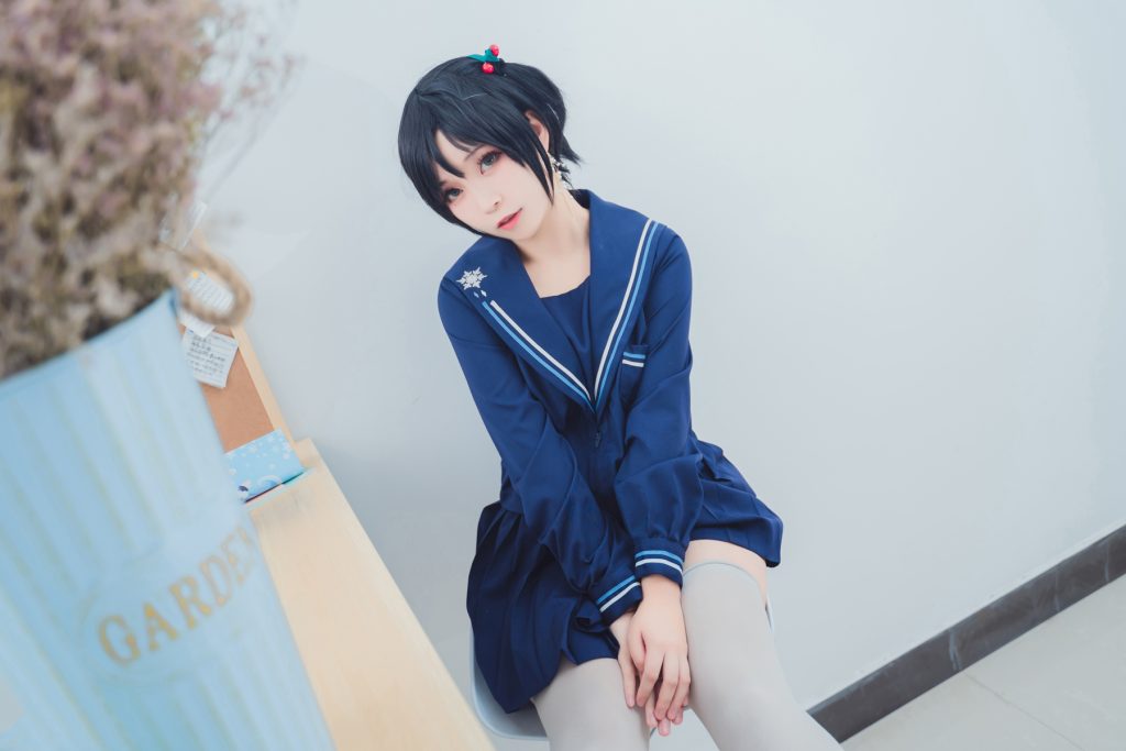 喵糖映畫(huà)少女寫(xiě)真 VOL.010 白絲海軍服[40P/520MB]插圖