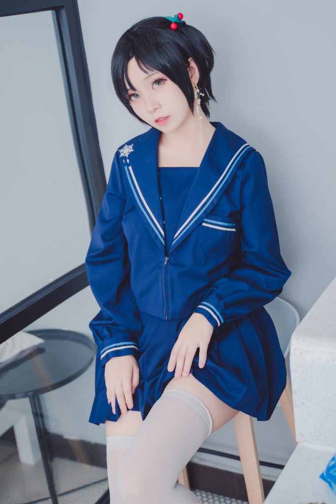 喵糖映畫(huà)少女寫(xiě)真 VOL.010 白絲海軍服[40P/520MB]插圖3