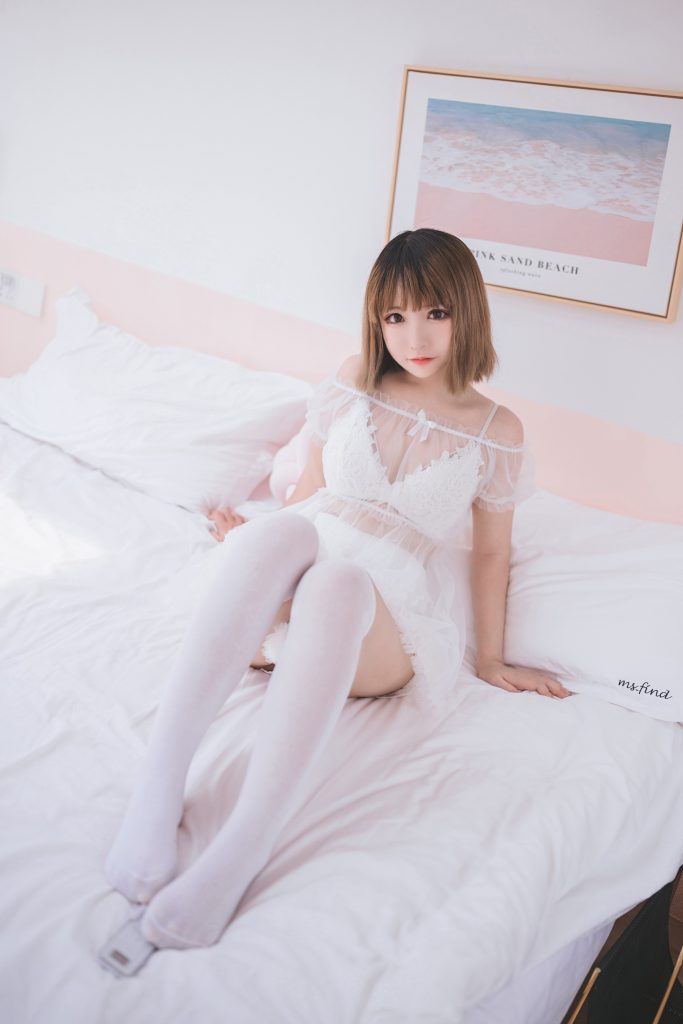 喵糖映畫(huà)少女寫(xiě)真 VOL.025 潔白花嫁 [42P/302MB]插圖