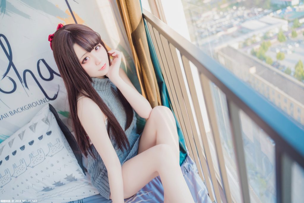 喵糖映畫少女寫真 VOL.030 灰色毛衣 [39P/726MB]插圖1