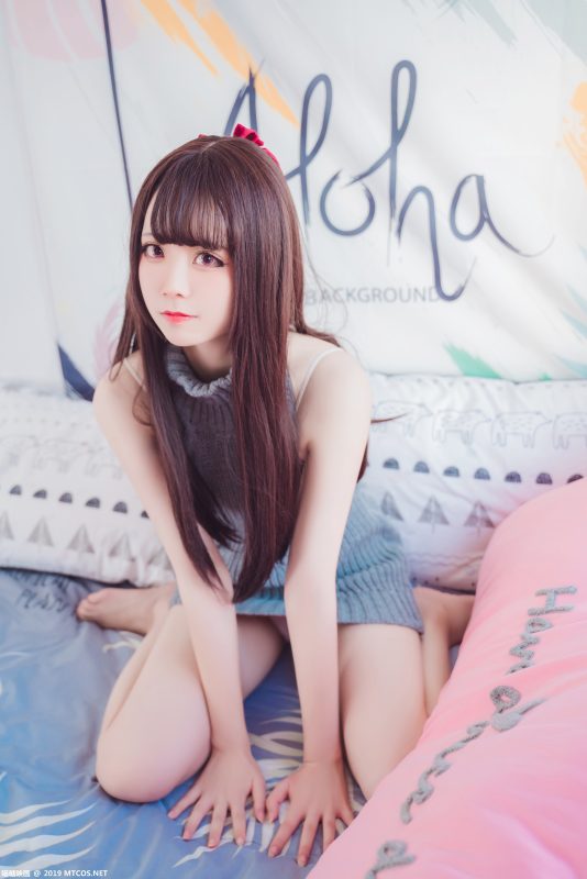 喵糖映畫少女寫真 VOL.030 灰色毛衣 [39P/726MB]-無料攝影圈