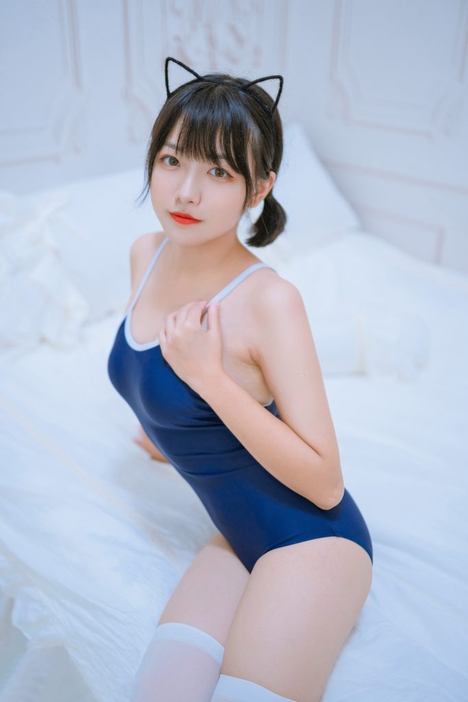 喵糖映畫少女寫真 VOL.040 藍(lán)色吊帶 [40P/364MB]插圖1