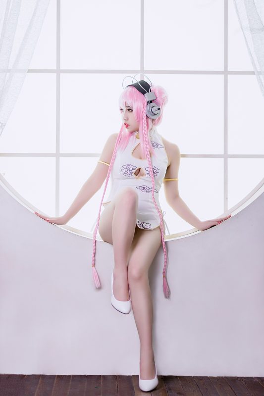 喵糖映畫少女寫真 VOL.050 粉色迷你小旗袍 [35P/260MB]-無料攝影圈