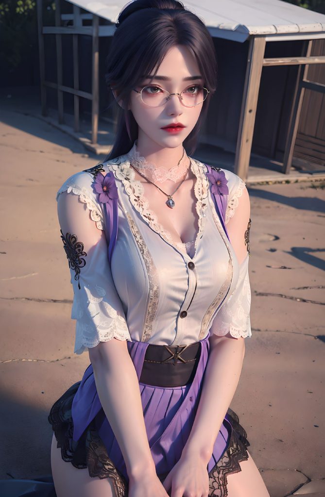 AI繪畫(huà) 312 云曦眼鏡妹[172P/591MB]插圖1