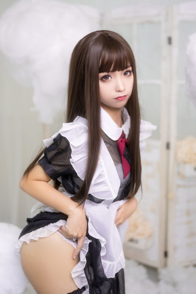 蠢沫沫 NO.012 短透明女仆 [42P/450MB]插圖3