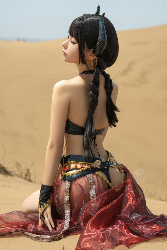 蠢沫沫 NO.195 – 沙漠魅魔[9P/76MB]插圖1