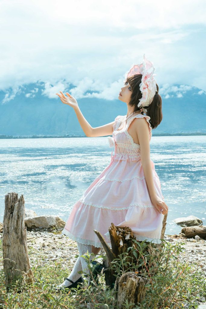 蠢沫沫 NO.202 – 湖邊的少女[11P/103MB]插圖1