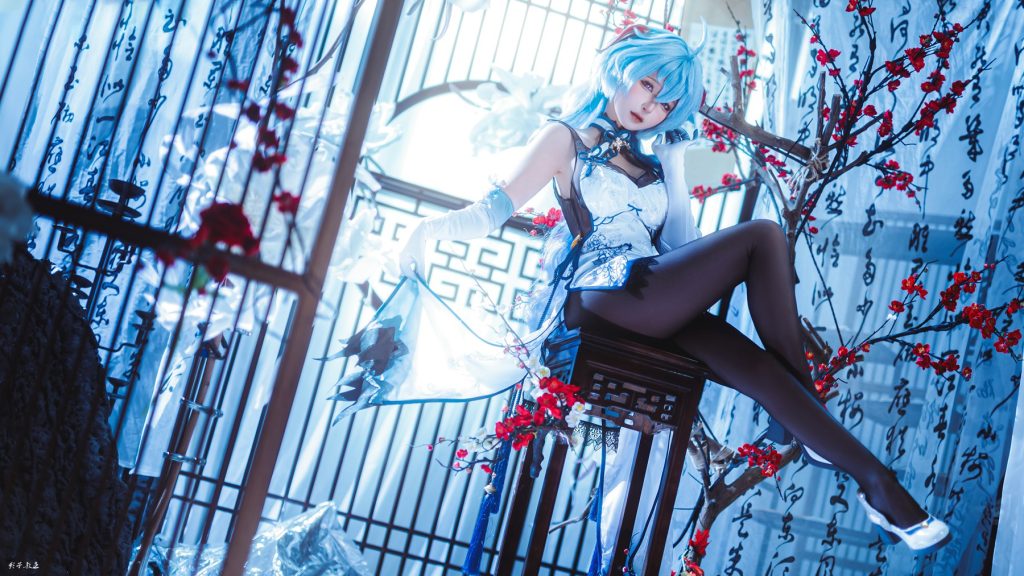 蠢沫沫 NO.280 – 原神 甘雨旗袍[27P/175MB]插圖1