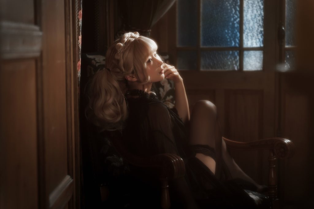 蠢沫沫 NO.282 – 黑紅紗裙[39P/1.41GB]插圖1