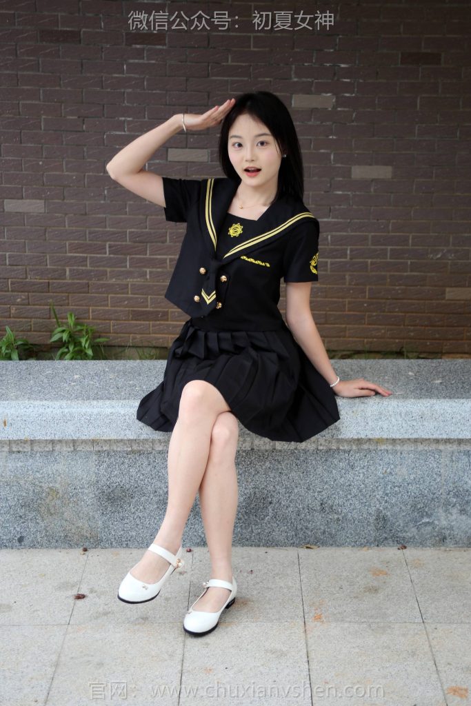 初夏女神 NO.216 雙雙 黑系水手服[100P/1V/3.45GB]插圖1