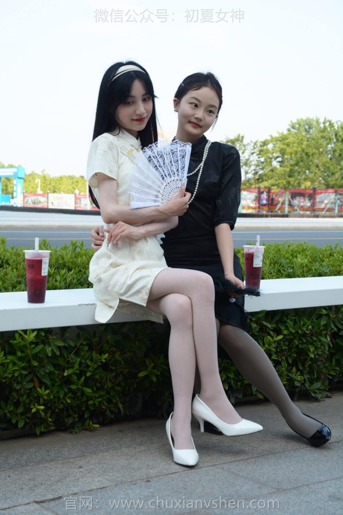 初夏女神 NO.279 柒柒、雙雙 黑白旗袍[140P/1V/5.30GB]插圖1