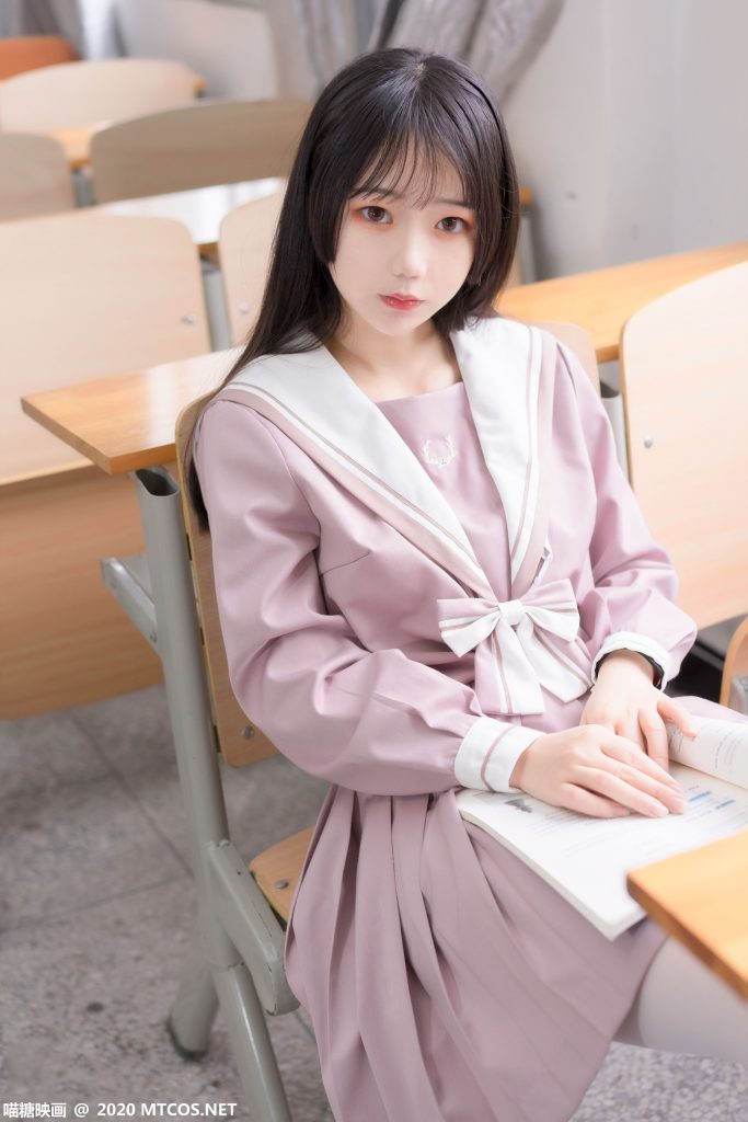 喵糖映畫(huà) VOL.074 半度度度喵 粉色JK小姐姐 [49P/323MB]插圖1