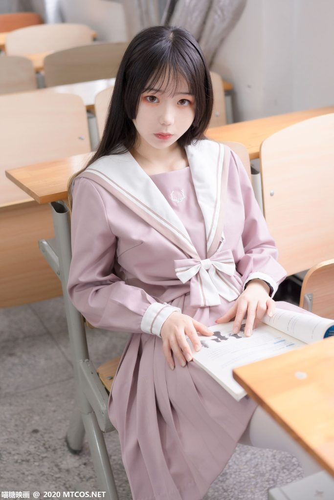 喵糖映畫(huà) VOL.074 半度度度喵 粉色JK小姐姐 [49P/323MB]插圖3