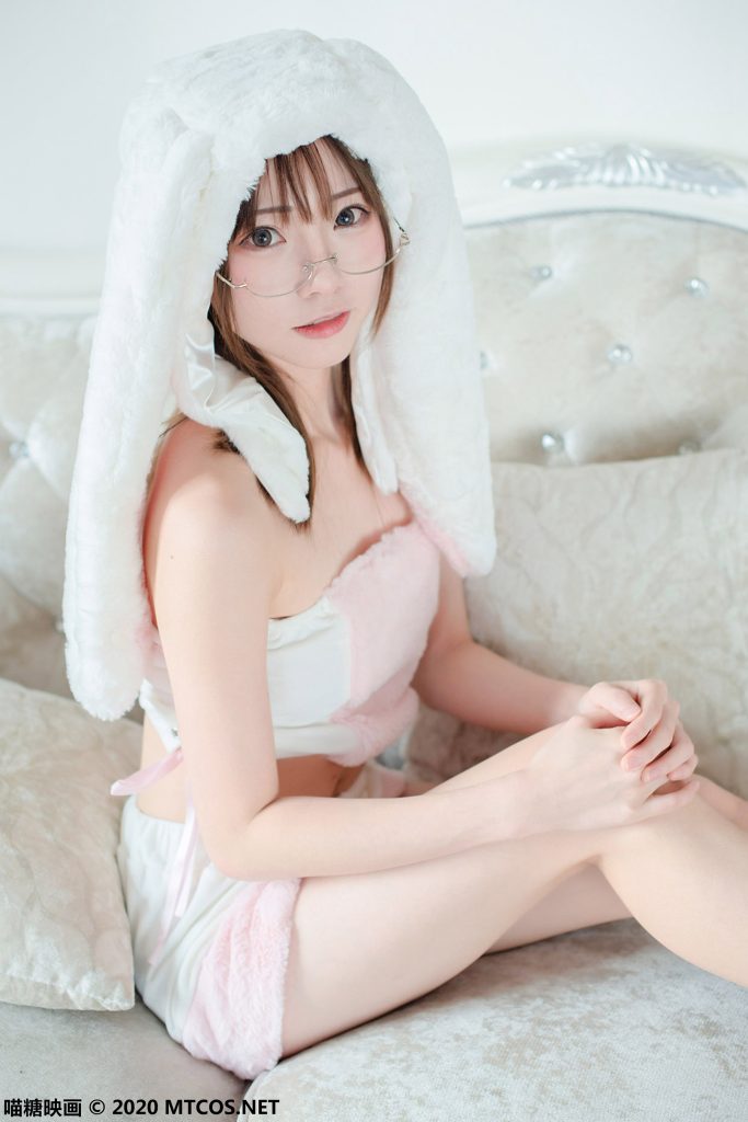 喵糖映畫 VOL.096 Kitaro_綺太郎 兔耳家居服 [47P/487MB]插圖3