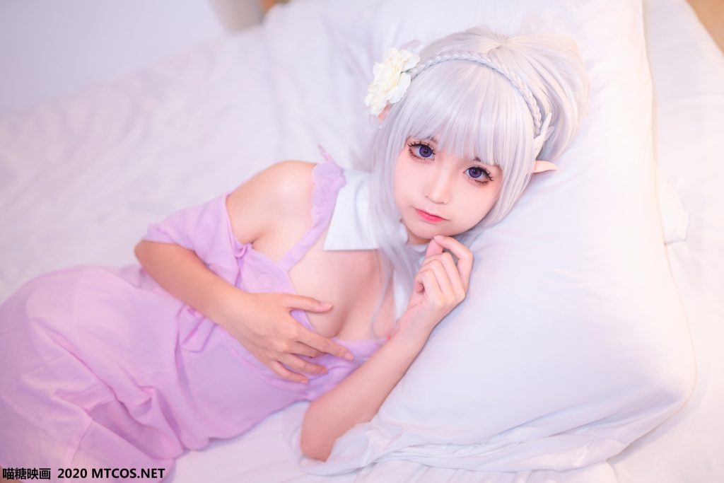 喵糖映畫 VOL.118 露肩睡裙 蠢沫沫[40P/680M]插圖2