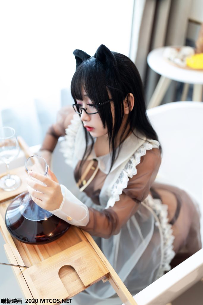 喵糖映畫 VOL.125 棕色透明女仆[43P/608M]插圖1