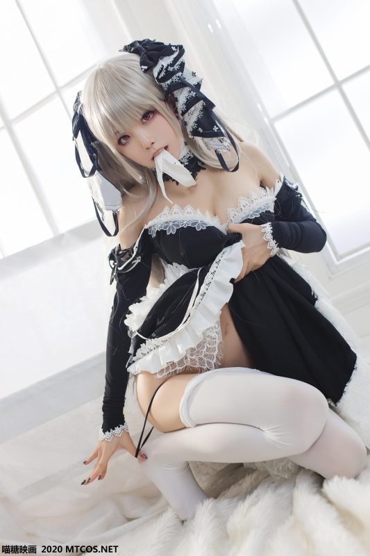 喵糖映畫 VOL.127 黑巫女仆[35P/595M]-無料攝影圈