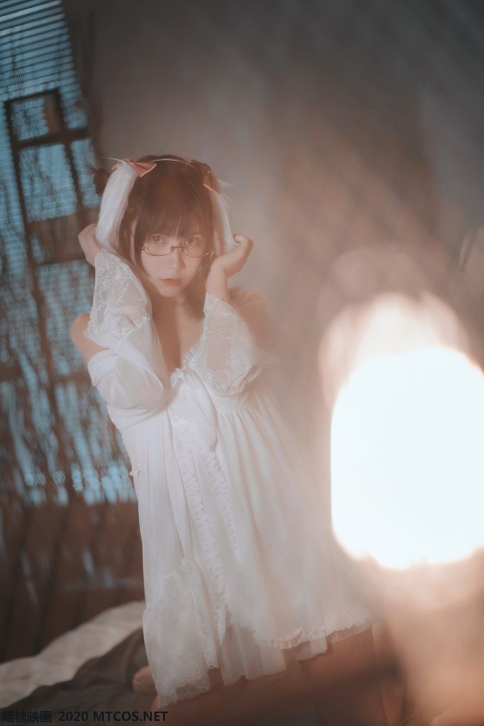 喵糖映畫 VOL.139 白色私房睡裙 [30P/226M]插圖3