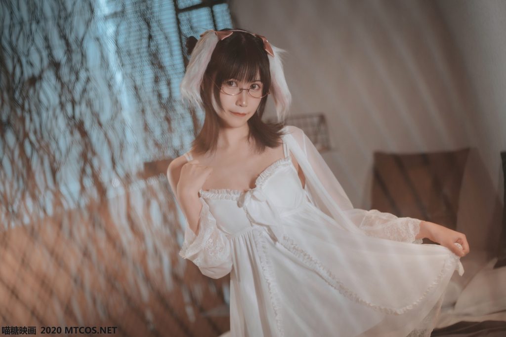 喵糖映畫 VOL.139 白色私房睡裙 [30P/226M]插圖