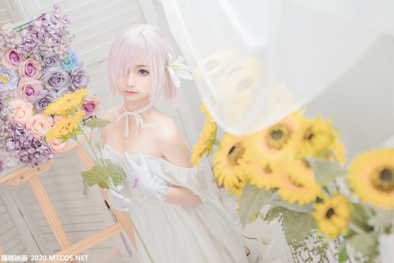 喵糖映畫 VOL.150 白色瑪修 [40P/518M]-無料攝影圈