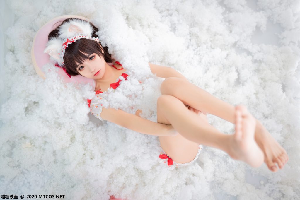 [喵糖映畫]VOL.155 草莓印花小夜衣 [45P/478M]插圖1