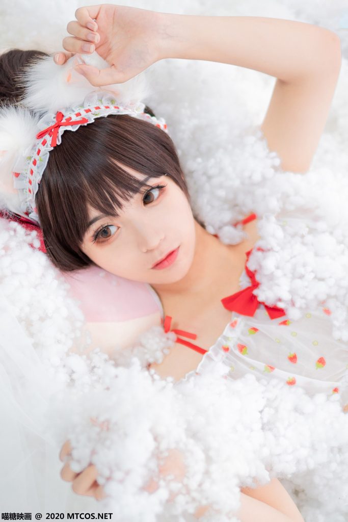 [喵糖映畫]VOL.155 草莓印花小夜衣 [45P/478M]插圖3