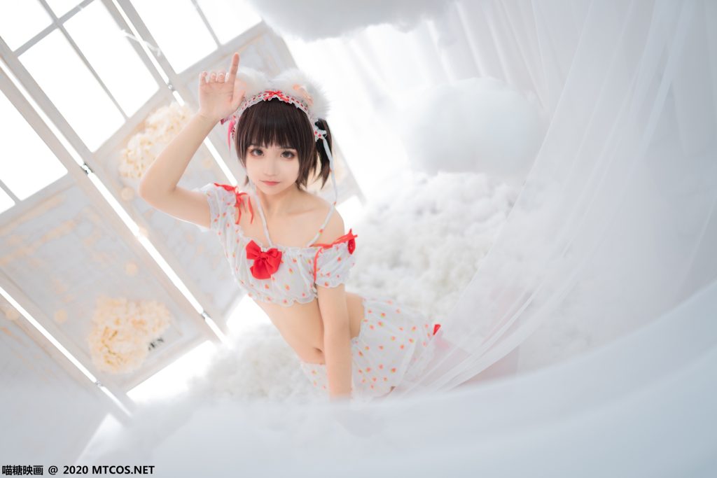 [喵糖映畫]VOL.155 草莓印花小夜衣 [45P/478M]插圖2