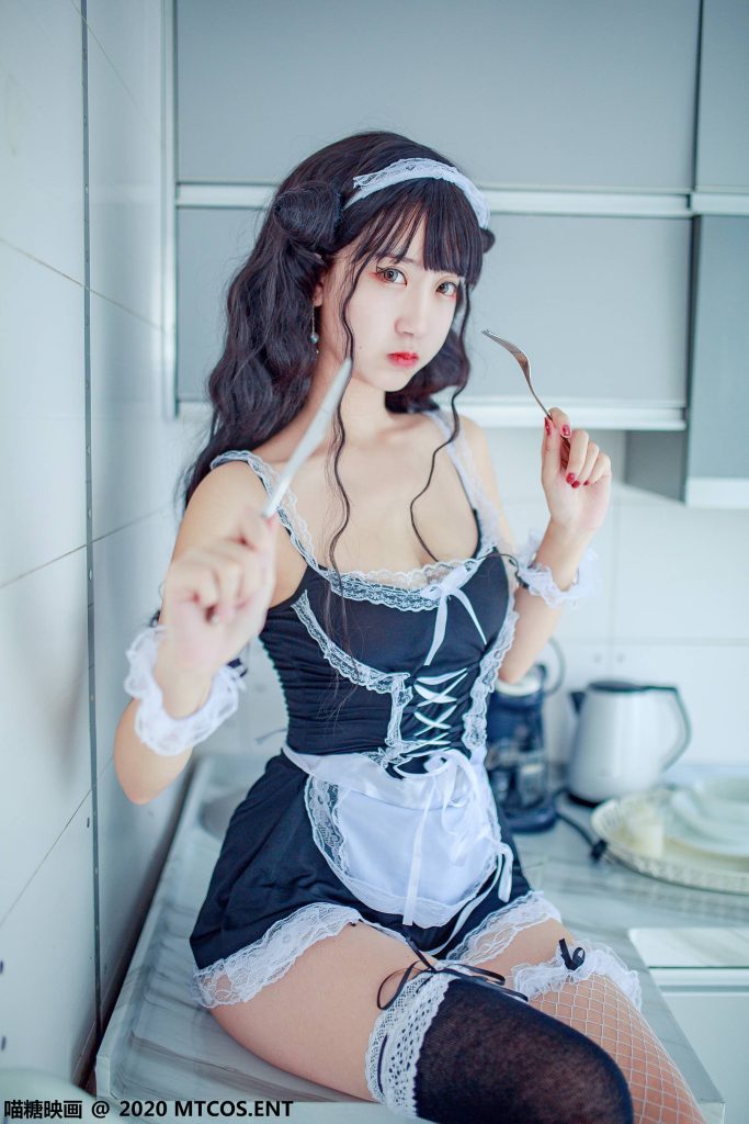 [喵糖映畫]VOL.157 雙絲惡魔女仆 [26P/496M]插圖3