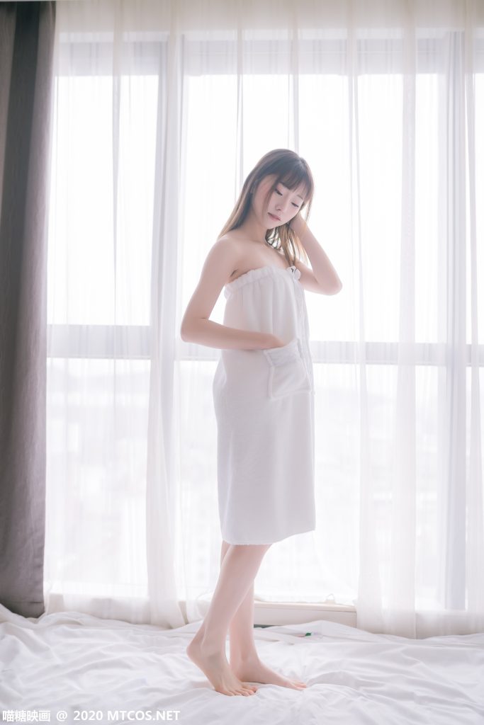 [喵糖映畫]VOL.158 純白浴巾 快點把我收藏吧[44P/289M]插圖