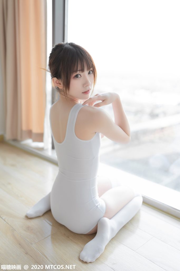 [喵糖映畫(huà)]VOL.163 單馬尾白絲死庫(kù)水 [40P/152M]插圖1