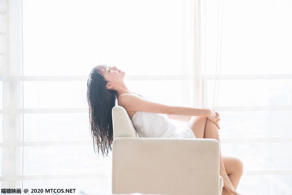 [喵糖映畫]VOL.174 清純可愛 純白浴巾 [58P/161M]插圖2