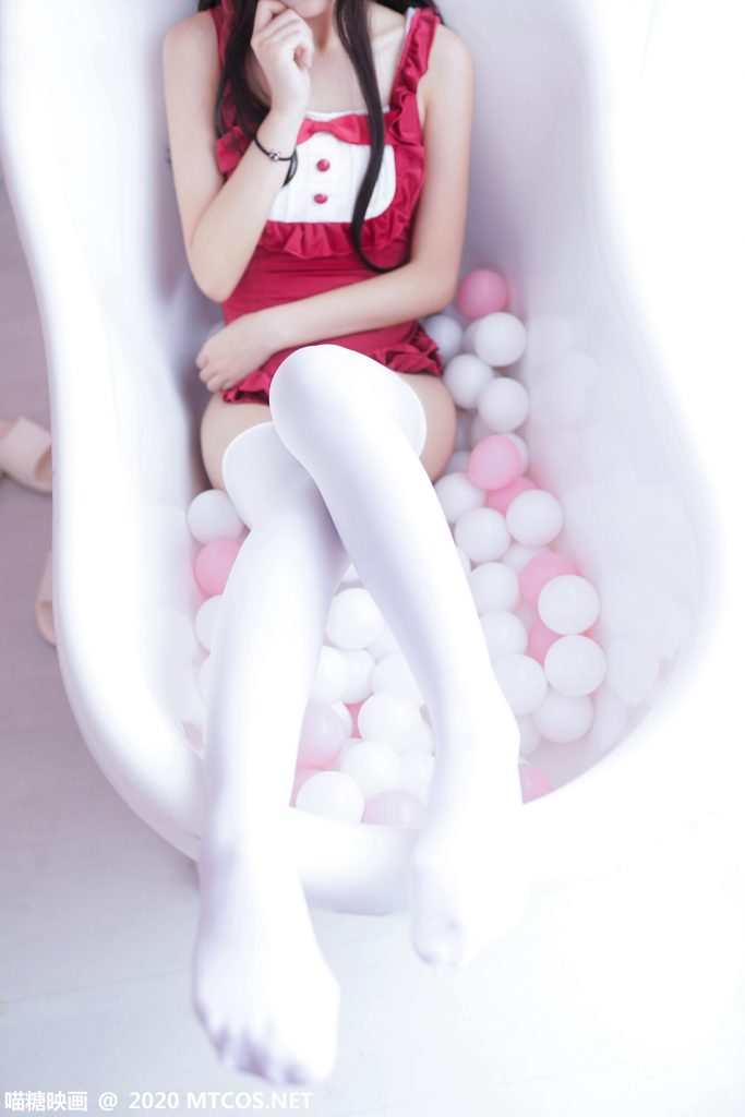 [喵糖映畫]VOL.179 粉色浴缸白絲泡泡 [47P/223M]插圖2