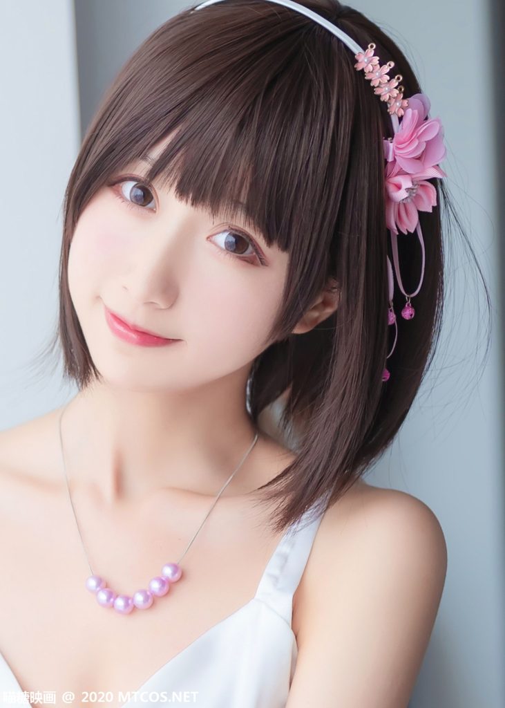 [喵糖映畫]VOL.180 加藤惠白絲禮服 [26P/213M]插圖1