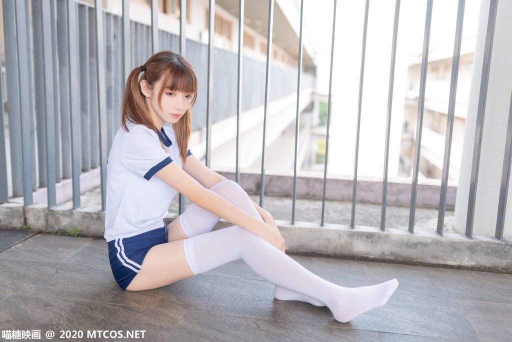 [喵糖映畫(huà)]VOL.182 白絲體操服 [50P/325M]插圖2