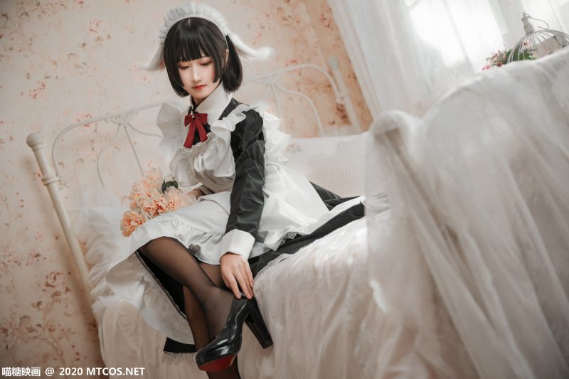 [喵糖映畫]VOL.193 獸耳黑絲女仆 [24P/335MB]-無料攝影圈