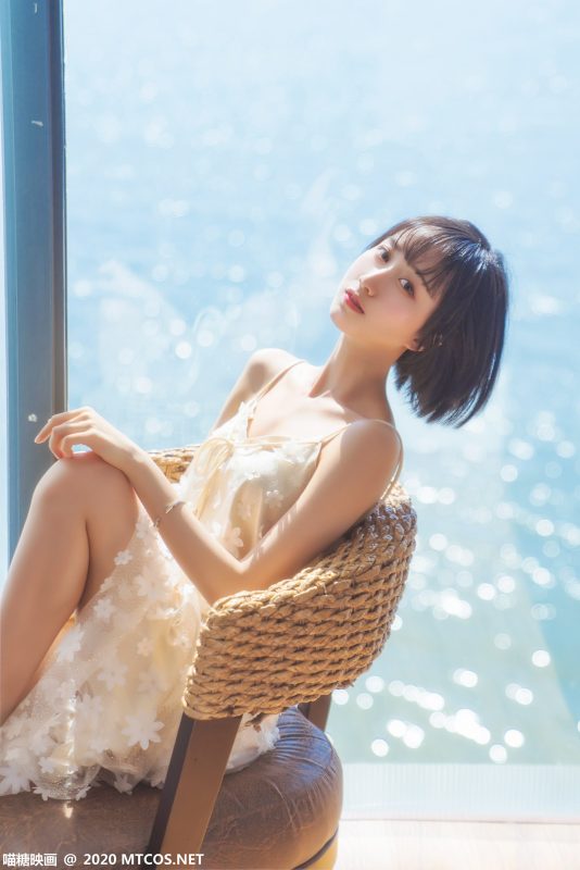 [喵糖映畫]VOL.201 暖陽的海 [22P/540MB]-無料攝影圈